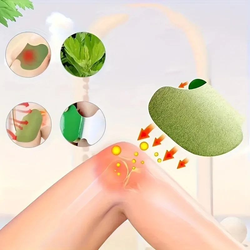 Parche caliente para cuello, hombros y rodilla, Parche de acupuntura